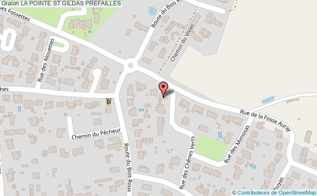 plan La Pointe St Gildas Prefailles PREFAILLES