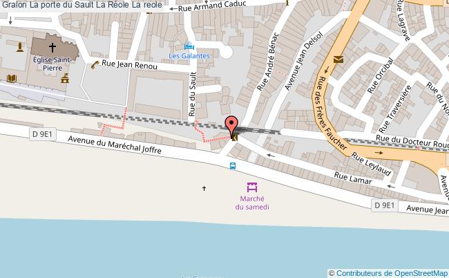 plan La Porte Du Sault La Réole La Reole La reole