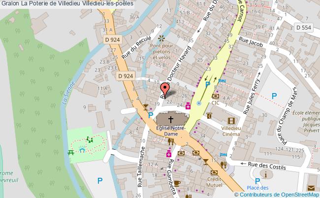 plan La Poterie De Villedieu Villedieu-les-poêles Villedieu-les-poêles