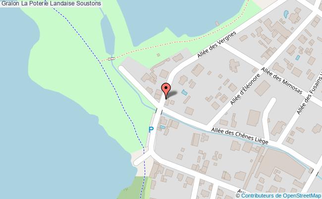 plan La Poterie Landaise Soustons Soustons
