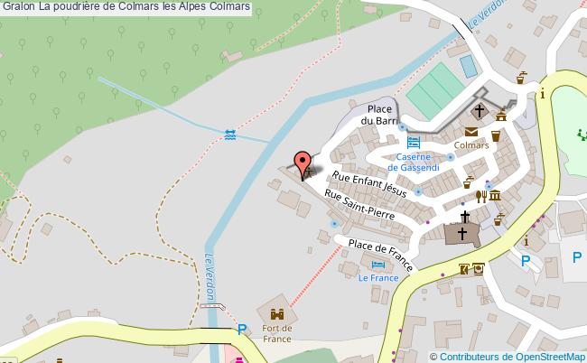 plan La Poudrière De Colmars Les Alpes Colmars Colmars