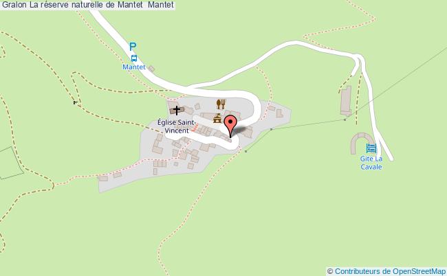plan La Réserve Naturelle De Mantet  Mantet Mantet