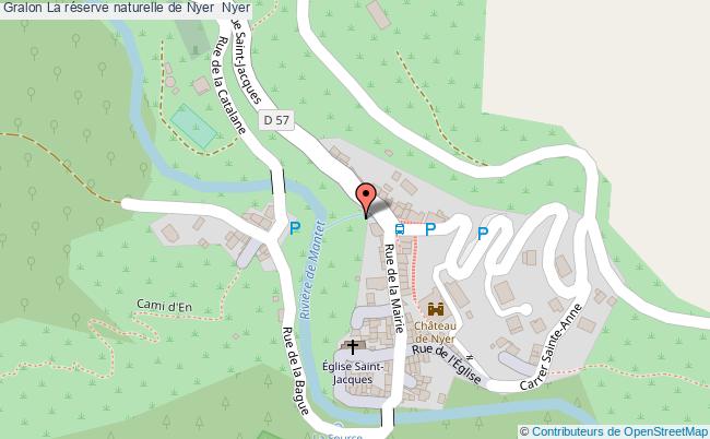 plan La Réserve Naturelle De Nyer  Nyer Nyer