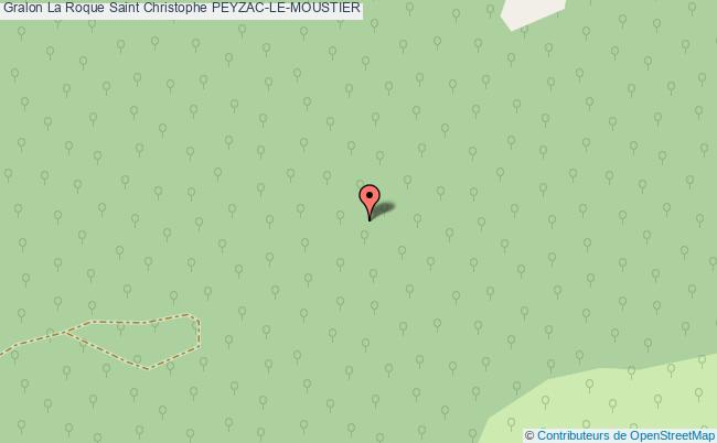plan La Roque Saint Christophe Peyzac-le-moustier PEYZAC-LE-MOUSTIER
