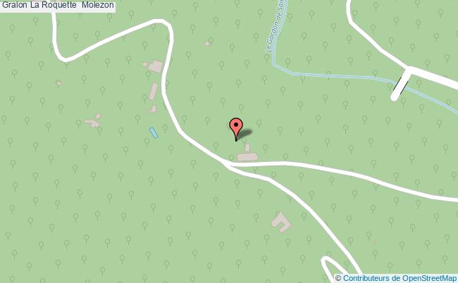 plan La Roquette  Molezon Molezon