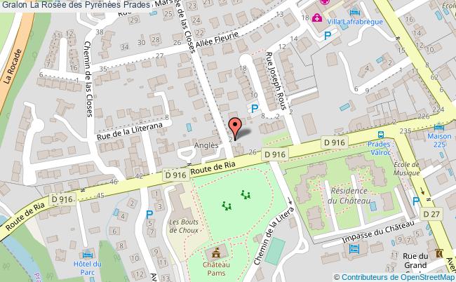 plan La Rosée Des Pyrénées Prades Prades