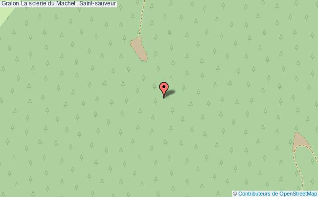 plan La Scierie Du Machet  Saint-sauveur Saint-sauveur