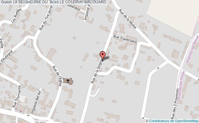 plan La Seigneurie Du  Bois Le Coudray-macouard LE COUDRAY-MACOUARD