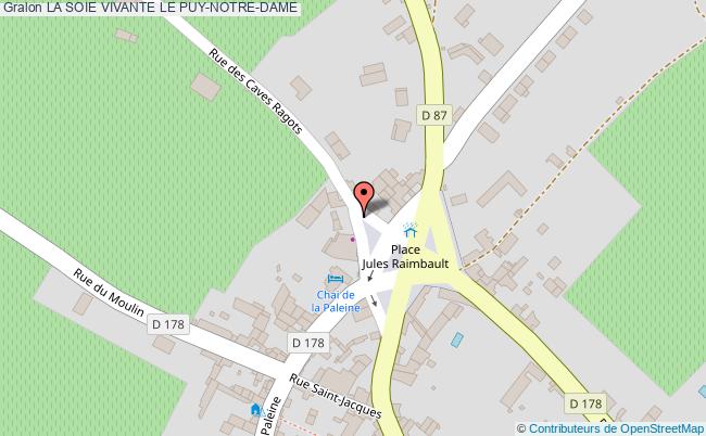 plan La Soie Vivante Le Puy-notre-dame LE PUY-NOTRE-DAME