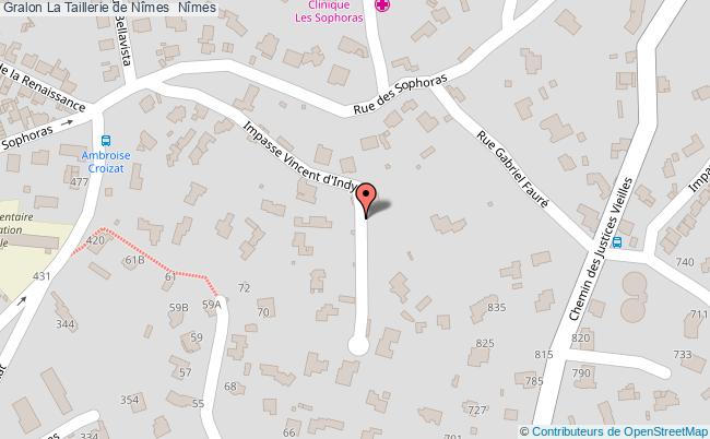 plan La Taillerie De Nîmes  Nîmes Nîmes