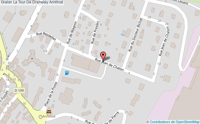 plan La Tour De Dramelay Arinthod Arinthod