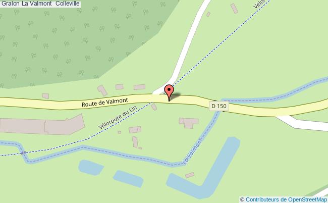 plan La Valmont  Colleville Colleville