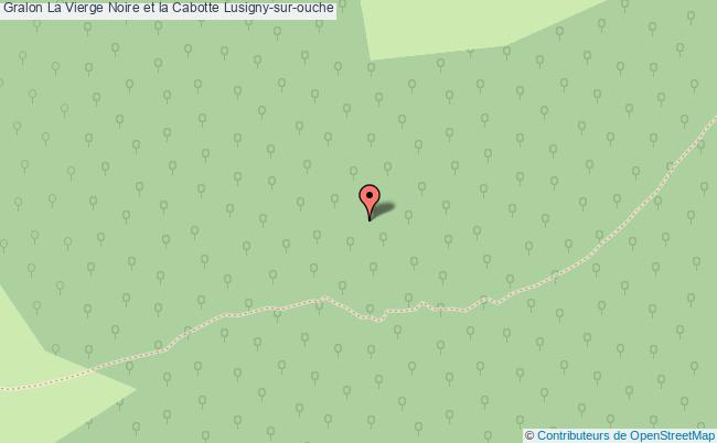 plan La Vierge Noire Et La Cabotte Lusigny-sur-ouche Lusigny-sur-ouche