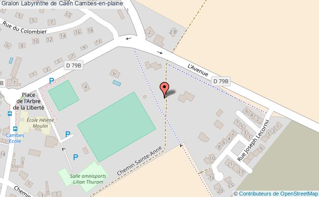 plan Labyrinthe De Caen Cambes-en-plaine Cambes-en-plaine