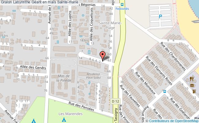 plan Labyrinthe Géant En Maïs Sainte-marie Sainte-marie