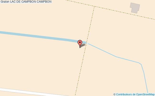 plan Lac De Campbon Campbon CAMPBON