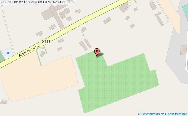 plan Lac De Lescouroux La Sauvetat-du-dropt La sauvetat-du-dropt