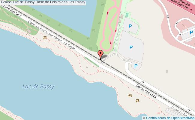 plan Lac De Passy Base De Loisirs Des Iles Passy Passy