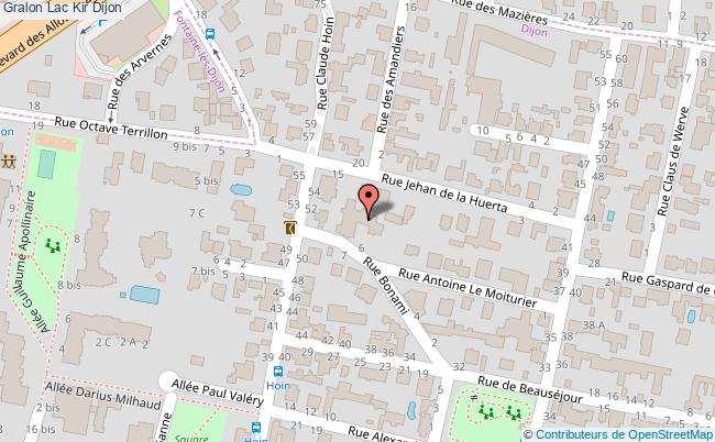 plan Lac Kir Dijon Dijon