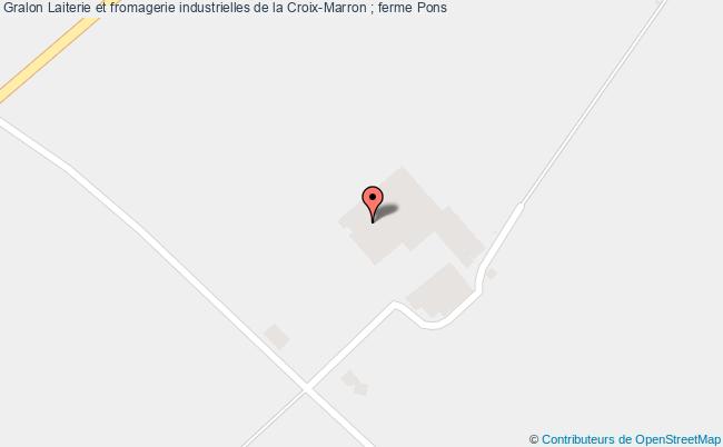 plan Laiterie Et Fromagerie Industrielles De La Croix-marron ; Ferme Pons Pons