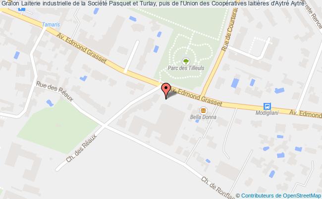 plan Laiterie Industrielle De La Société Pasquet Et Turlay, Puis De L'union Des Coopératives Laitières D'aytré Aytré Aytré