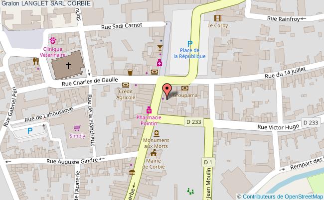 plan Langlet Sarl Corbie CORBIE