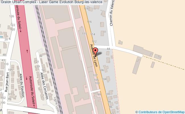 plan Laser Game Evolution Bourg-les-valence Bourg-les-valence