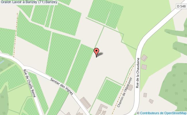 plan Lavoir à Barizey (71) Barizey Barizey