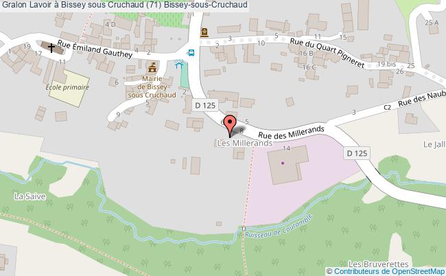 plan Lavoir à Bissey Sous Cruchaud (71) Bissey-sous-cruchaud Bissey-sous-Cruchaud