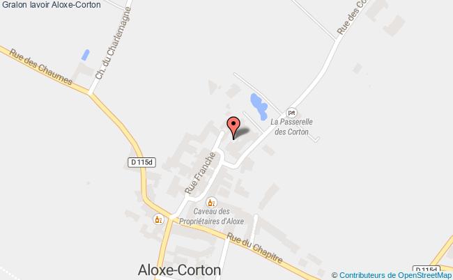 plan Lavoir Aloxe-corton Aloxe-Corton