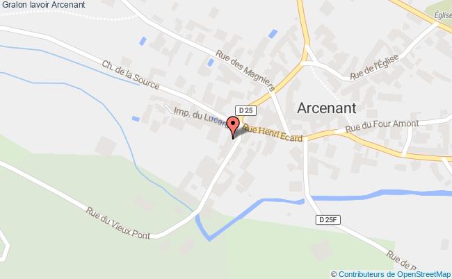 plan Lavoir Arcenant Arcenant