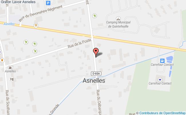 plan Lavoir Asnelles Asnelles