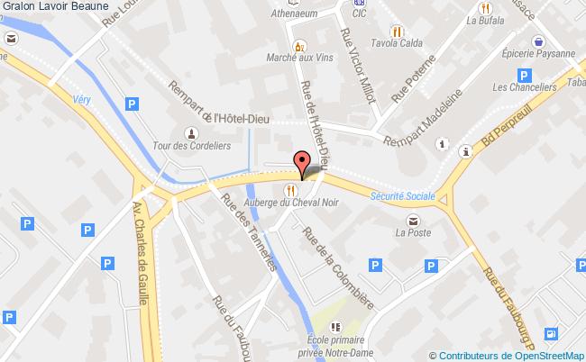 plan Lavoir Beaune Beaune