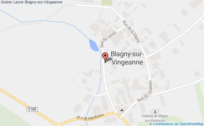 plan Lavoir Blagny-sur-vingeanne Blagny-sur-Vingeanne