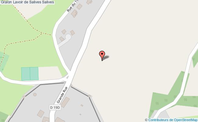 plan Lavoir De Salives Salives Salives