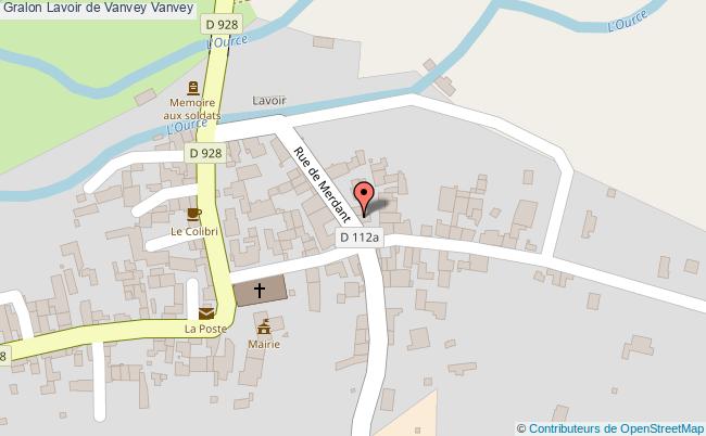 plan Lavoir De Vanvey Vanvey Vanvey