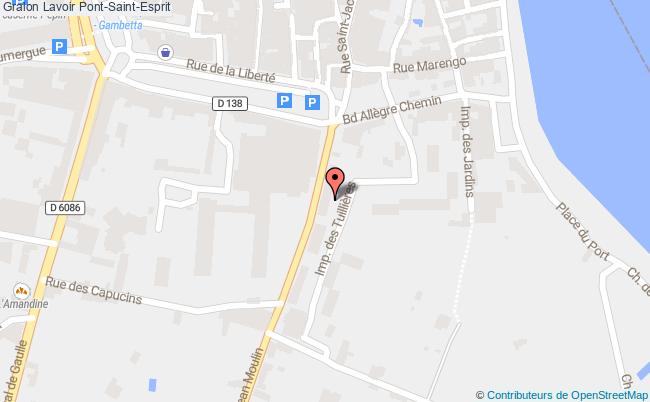 plan Lavoir Pont-saint-esprit Pont-Saint-Esprit