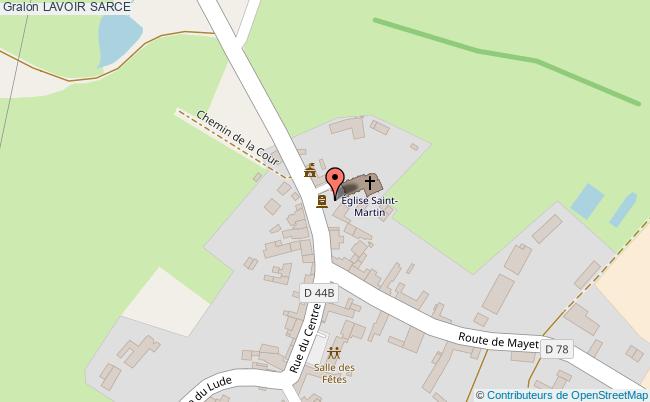 plan Lavoir Sarce SARCE