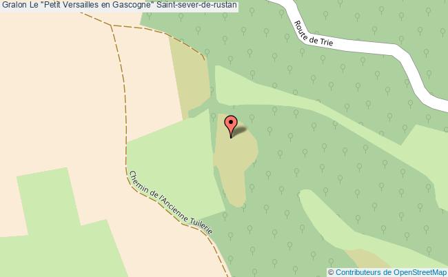 plan Le "petit Versailles En Gascogne" Saint-sever-de-rustan Saint-sever-de-rustan