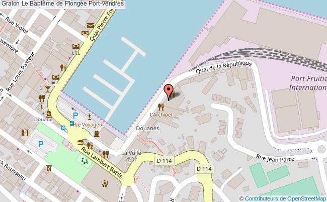 plan Le Baptême De Plongée Port-vendres Port-vendres