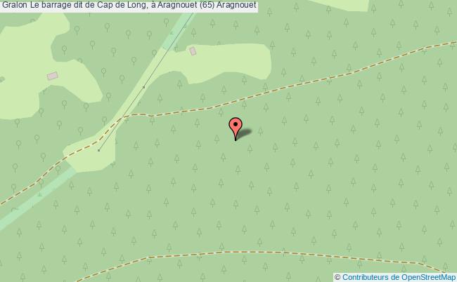 plan Le Barrage Dit De Cap De Long, à Aragnouet (65) Aragnouet Aragnouet