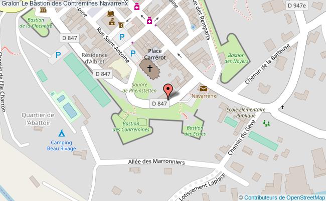 plan Le Bastion Des Contremines Navarrenx Navarrenx