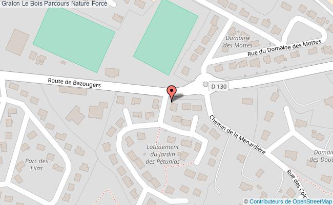 plan Le Bois Parcours Nature Forcé Forcé