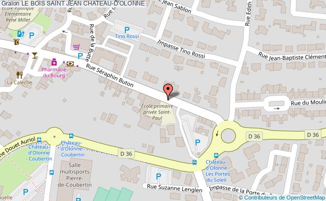 plan Le Bois Saint Jean Chateau-d'olonne CHATEAU-D'OLONNE