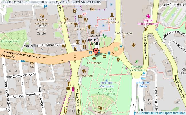 Le café restaurant la Rotonde, Aix les Bains