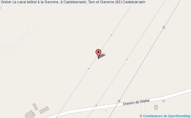 plan Le Canal Latéral à La Garonne, à Castelsarrasin, Tarn Et Garonne (82) Castelsarrasin Castelsarrasin