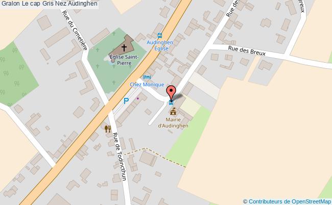 plan Le Cap Gris Nez Audinghen Audinghen