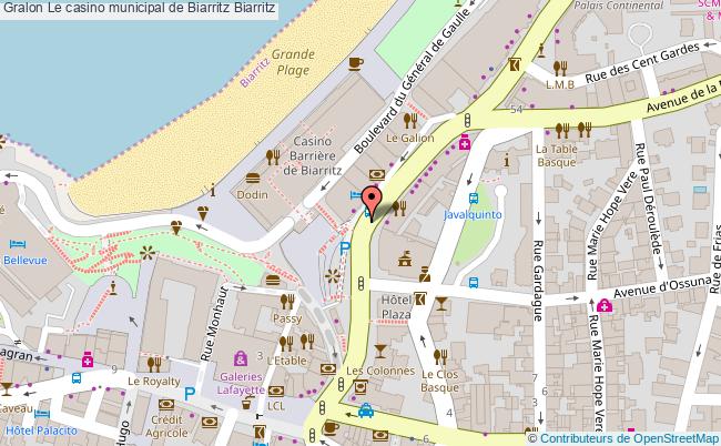 plan Le Casino Municipal De Biarritz Biarritz Biarritz