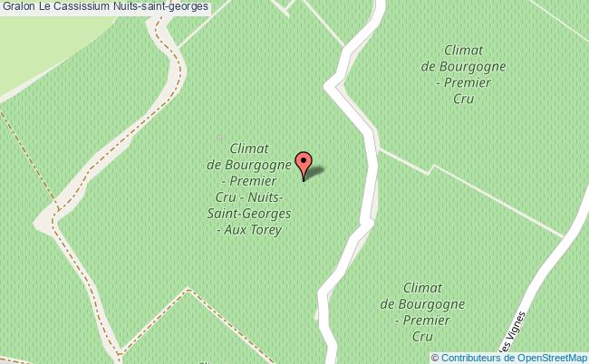 plan Le Cassissium Nuits-saint-georges Nuits-saint-georges
