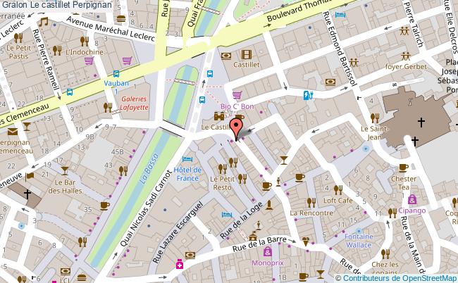 plan Le Castillet Perpignan Perpignan